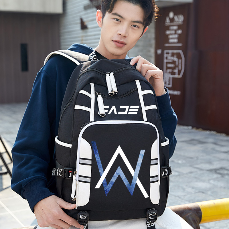 艾伦沃克大容量书包双肩背包