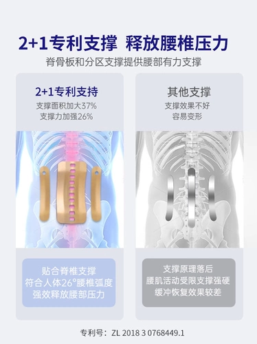 Медицинская поясница поясничная плита, выступающая поясничным деформацией мышц, болезненный живот, окружность талии, талия, талия поддержки мужской и женской профессиональной новой модели.