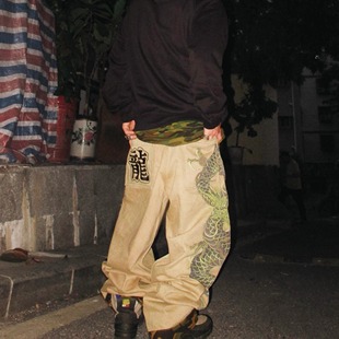 卡其迷彩龙纹牛仔裤 Game 青龙 25FW One