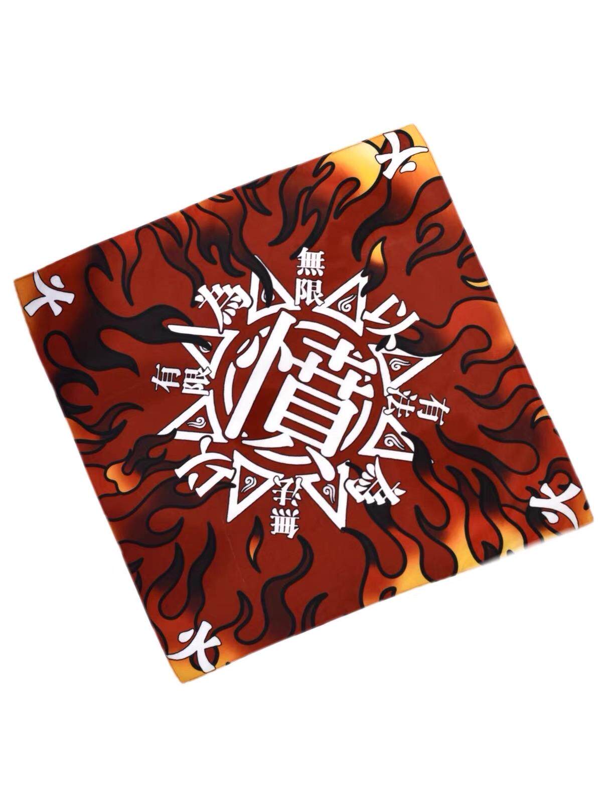 GAMEONE 23SS INFINITE FLAME AMERICAN STREET HIP HOP BBOY COTTON RETRO SQUARE DURAG