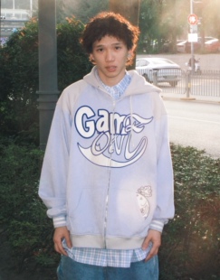 美式 天空炮弹 复古嘻哈Oldschool滑板bboy外套 23FW GameOne