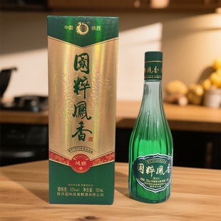 秦凤国粹凤香凤雅凤香型52度高度白酒500mL*1瓶盒装酒经典绿瓶