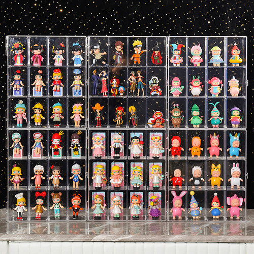 壁挂式盲盒收纳展示架泡泡马特