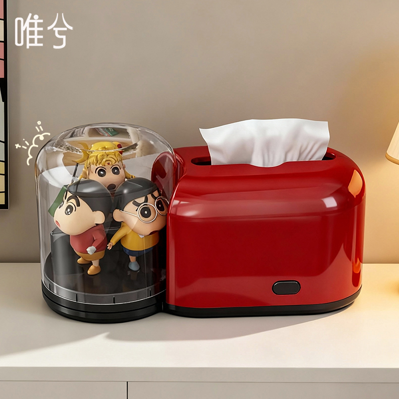 手办纸巾盒二合一！次元党狂喜