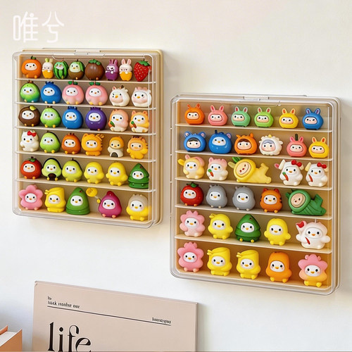 壁挂蚂蚁庄园小鸡盲盒展示盒