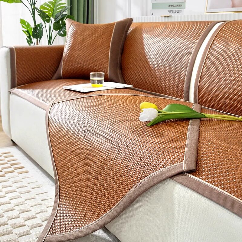 2026新款藤席沙发凉席垫子夏季夏天款坐垫防滑沙发座垫轻奢高级感