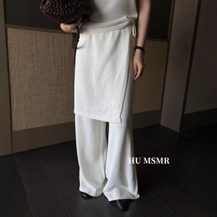G6089 配可拆卸屁帘 广州十三行HUMSMR夏季 上新针织宽松休闲裤