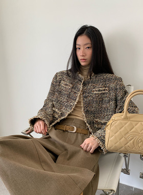 UNITY MODE 复古设计感小香风外套女秋冬季时尚气质开衫251270