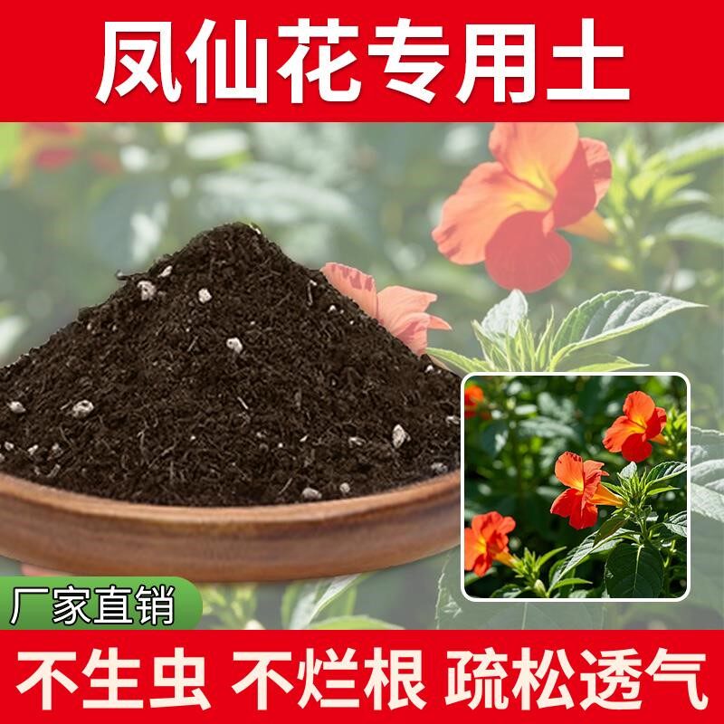 凤仙花专用土凤仙花专用营养土室内通用家庭绿植物土壤花草园艺