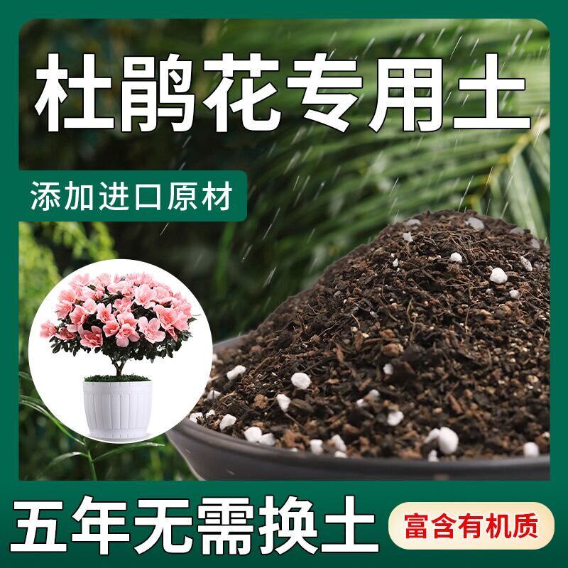 杜鹃花专用土酸性花土壤盆栽养花室内肥料透气家用通用营养土