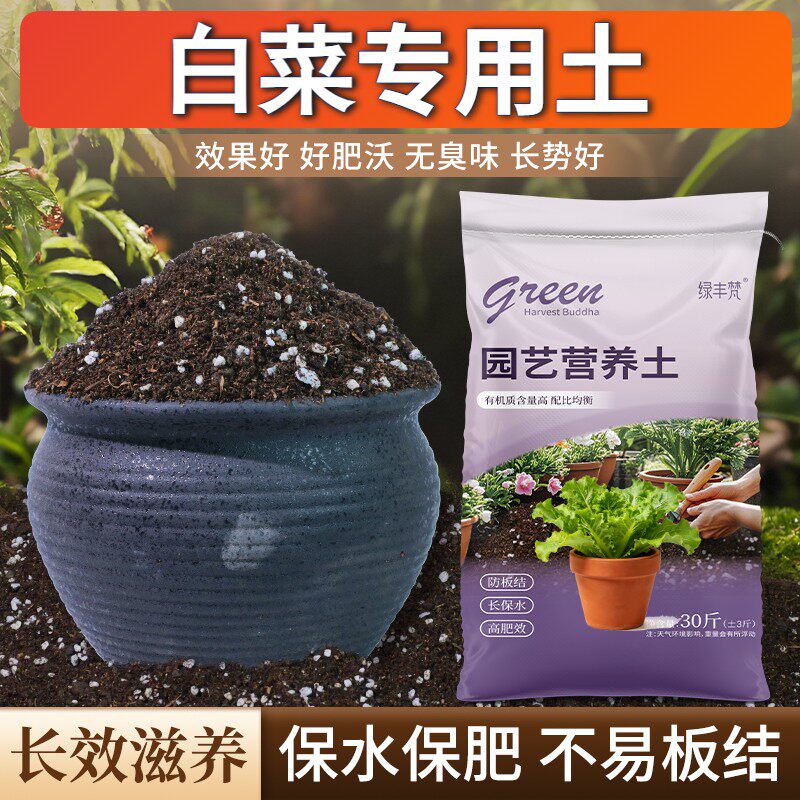 白菜专用种菜土保水保肥育苗加牛粪天然绿叶喜酸加珍珠岩壮根园艺
