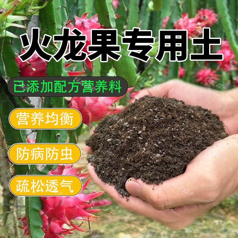 火龙果专用土果园盆栽营养土微酸性土壤家用肥料火龙果优质泥炭土