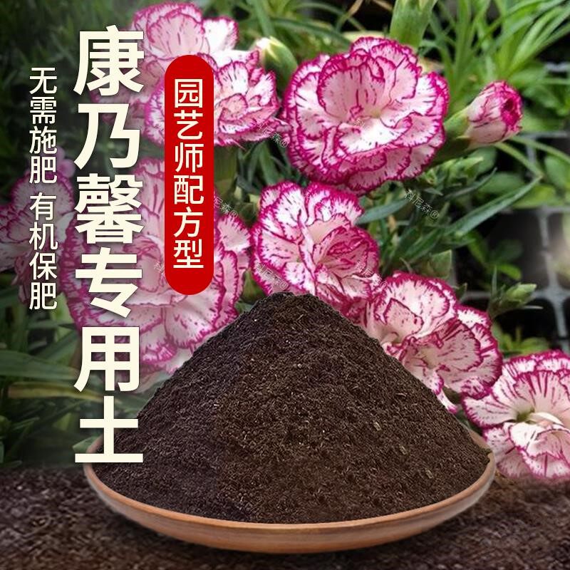 康乃馨专用土肥料康乃馨营养土种花透气室内育苗花土家庭养花泥土