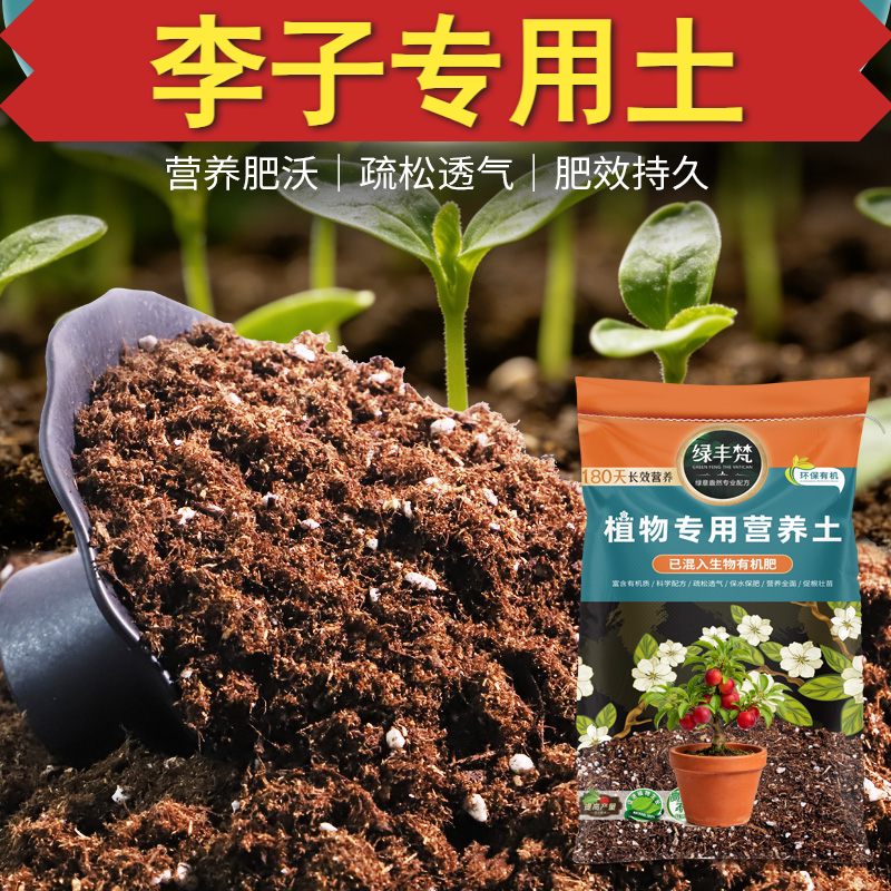 李子专用泥炭土促开花庭院配方土根壮苗好疏松透气轻质土基质土