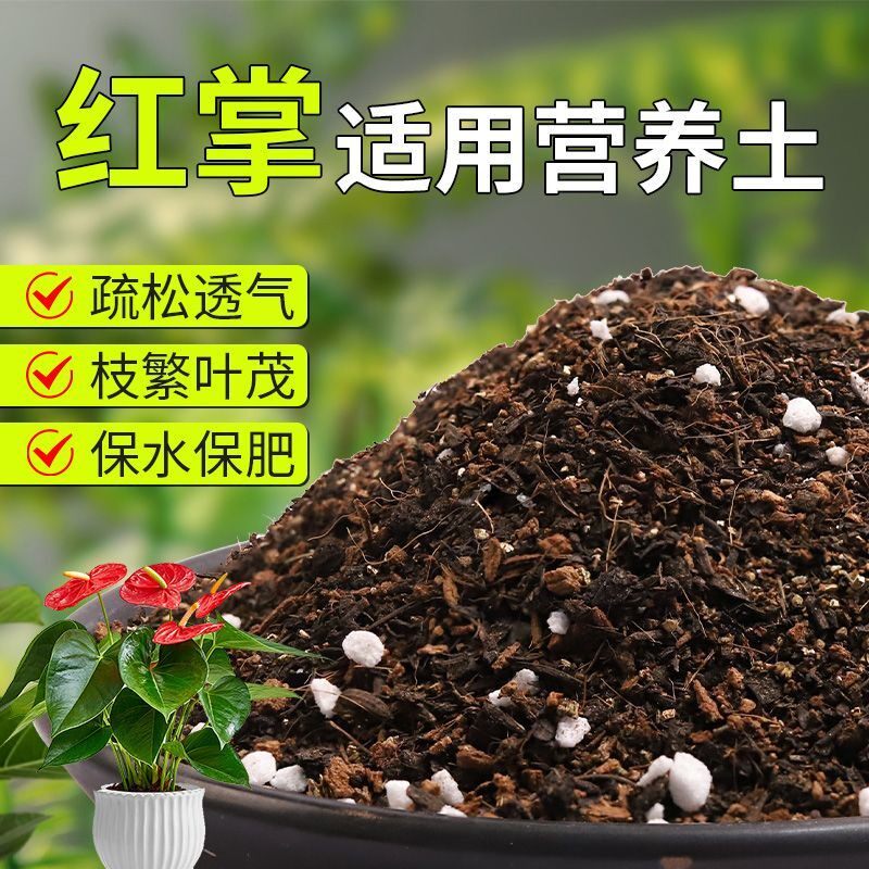 【红掌专用土】疏松透气盆栽绿植专用园艺室内植物有机营养土肥料