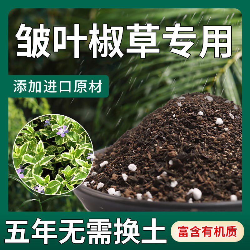 【不生虫】皱叶椒草适用土疏松透气盆栽绿植专用土室内植物营养土