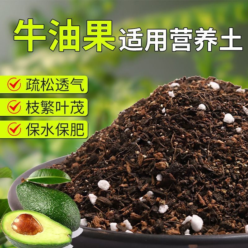 【牛油果专用土】疏松透气盆栽绿植专用室内植物有机营养土肥料