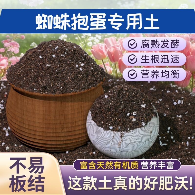 蜘蛛抱蛋专用种植土不烂根不板结盆栽大包天然促生长多肉养花土