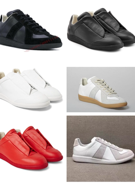 网红同款经典黑色德训GAT男鞋子3MMM百搭休闲真皮双拼橡胶训练鞋