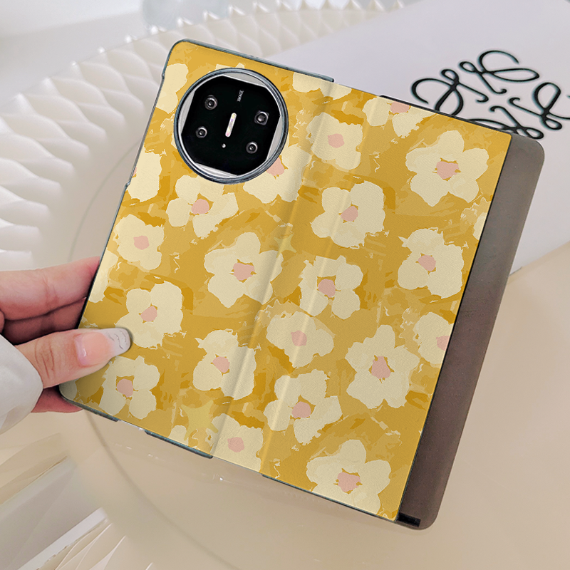 防摔华为手机壳碎花款