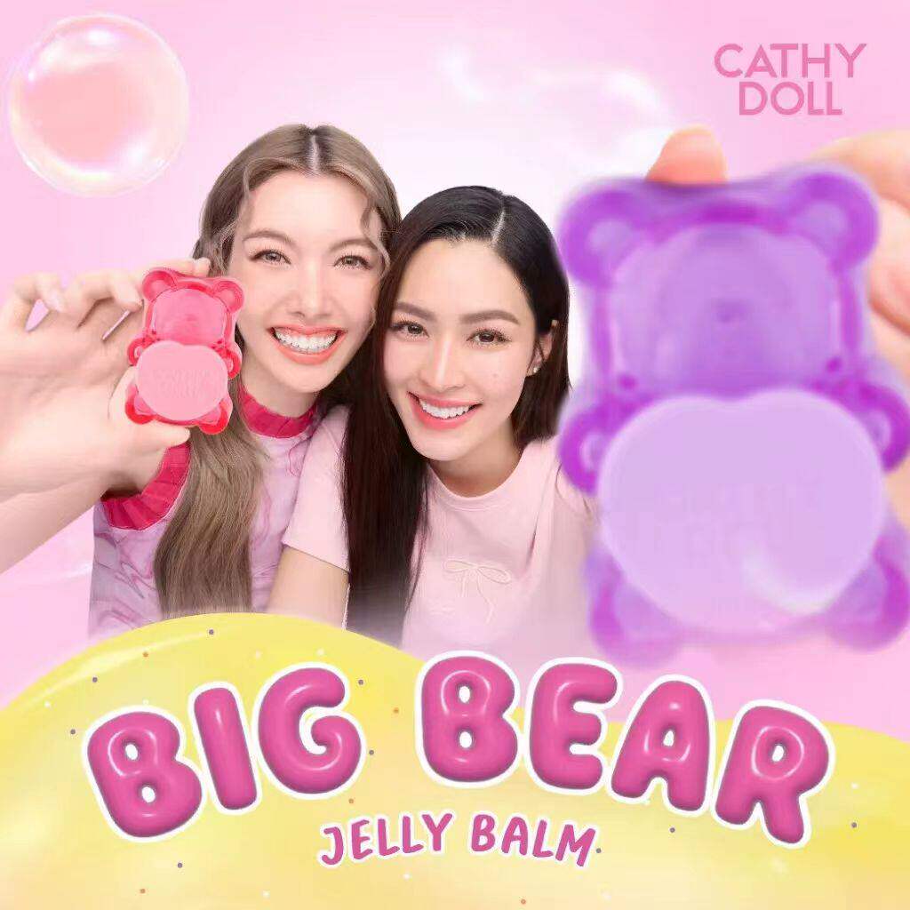 泰国CathyDoll小熊软糖唇膏ph温感变色滋润保湿显色lingorm同款