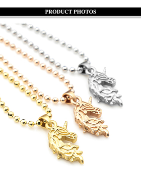 SOLO独角兽锁骨链男女同款