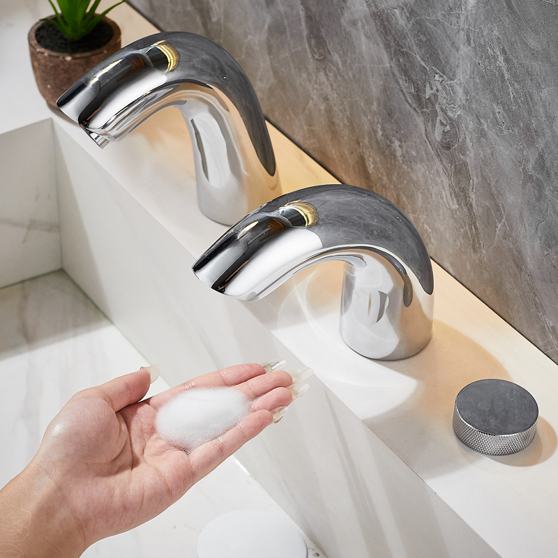 酒店商场台面感应皂液器泡沫机