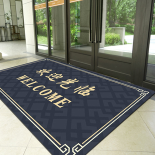 迎宾地毯logo酒店门口欢迎光临门垫商用广告印字进门电梯地垫定制