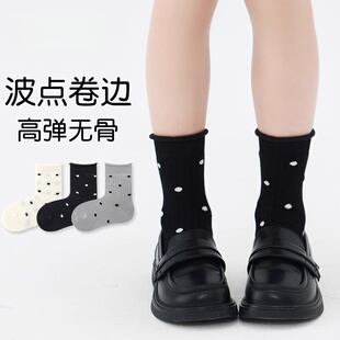 Maxdavid女棉袜时尚 袜抗菌防臭袜 潮袜吸汗中筒袜女孩透气网眼四季