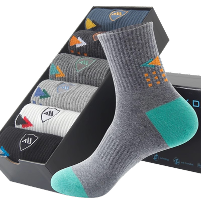 中筒袜刺绣袜除臭撞色袜子运动袜