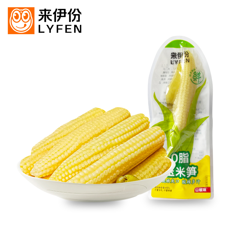 来伊份山椒味玉米笋脆嫩爽口小吃