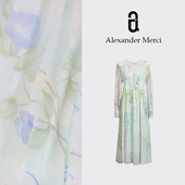 D25T51802 前后两穿两件套连衣裙 海棠醉日 重磅晕染优雅气质