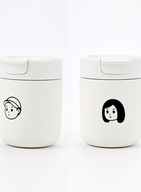 FINERWORLD保温杯咖啡杯316不锈钢咖啡保温杯便携随行杯水杯杯子