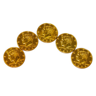 50美分硬币魔术道具半美元硬币练习工具配件half dollar