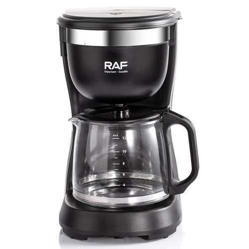 RAF欧规英规滴漏咖啡机家用自动一体小型咖啡机卧室摩卡壶600ml