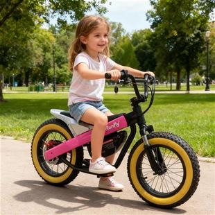 16寸儿童电动车自行车滑步车平衡车kids balance bike motorcycle