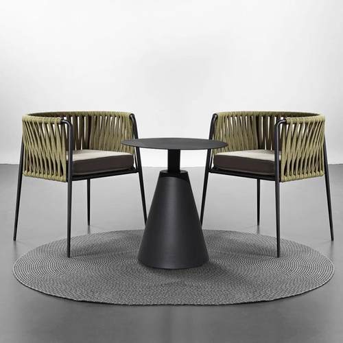 北欧户外休闲藤编桌椅现代简约简约设计别墅庭院露天阳台酒店民宿