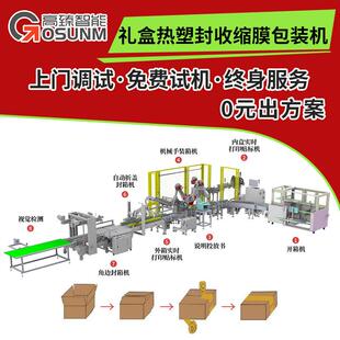 全自动热收缩机厂 试剂盒礼盒热塑封收缩膜包装机 热缩机支持定制