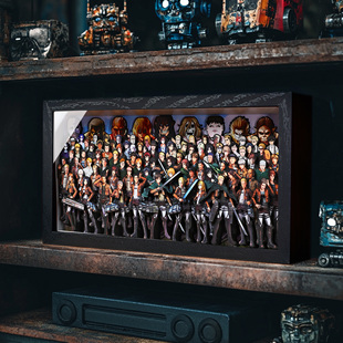 进击的巨人全家福3D立体画动漫周边装饰挂画生日礼物卡通摆台