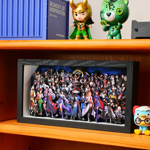 画江湖之不良人3D全家福纸艺立体画动漫周边装饰挂画生日礼物摆台