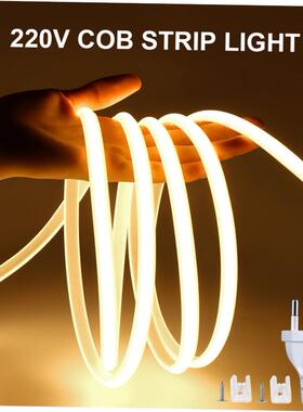 20M 40M High Bright COB LED Strip Light 288leds/M EU Plug 22