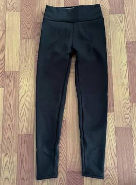 Plush Lined Therml Pnts High Wist Tights For Winter Fleec