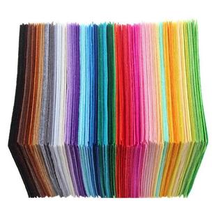 40pcs Multicolor  Craft Non-Woven Felt Fabric Polyester C