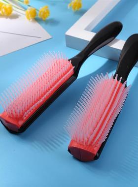 9-Rows Detangling Hair Brush Denman Detangler Hairbrush Scal