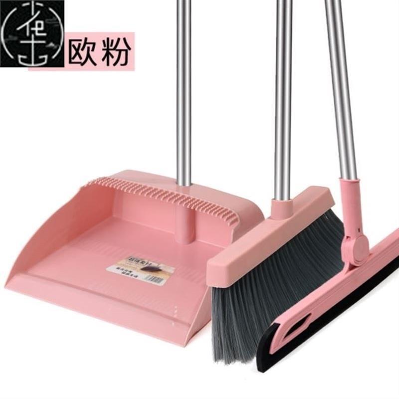 Broom and dustpan set with soft brush broom and dustpan 扫帚