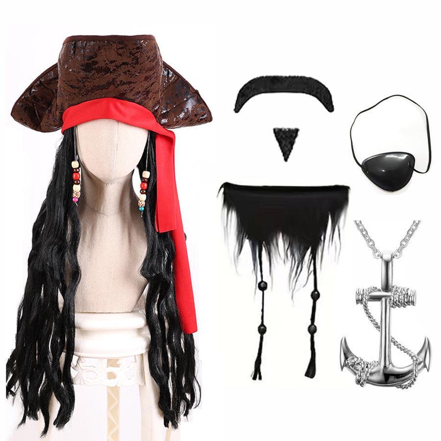 Halloweenpirate hat decoration role-playing props海盗帽子