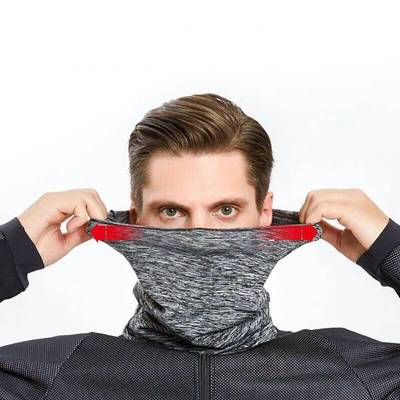 Windproof Winter Men's Scarf Neck Warmer Tube Magic Scarf Fl