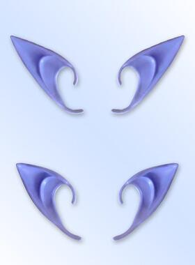 Halloween fairy ears Latex cosplay party pointy ears精灵耳朵