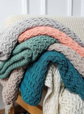 inya knitting bed blanket Throw Bedspread Sofa Chair Bed Cov