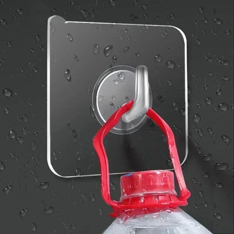 Transparent Strong Self Adhesive Hooks No Trace Sticky Hooks